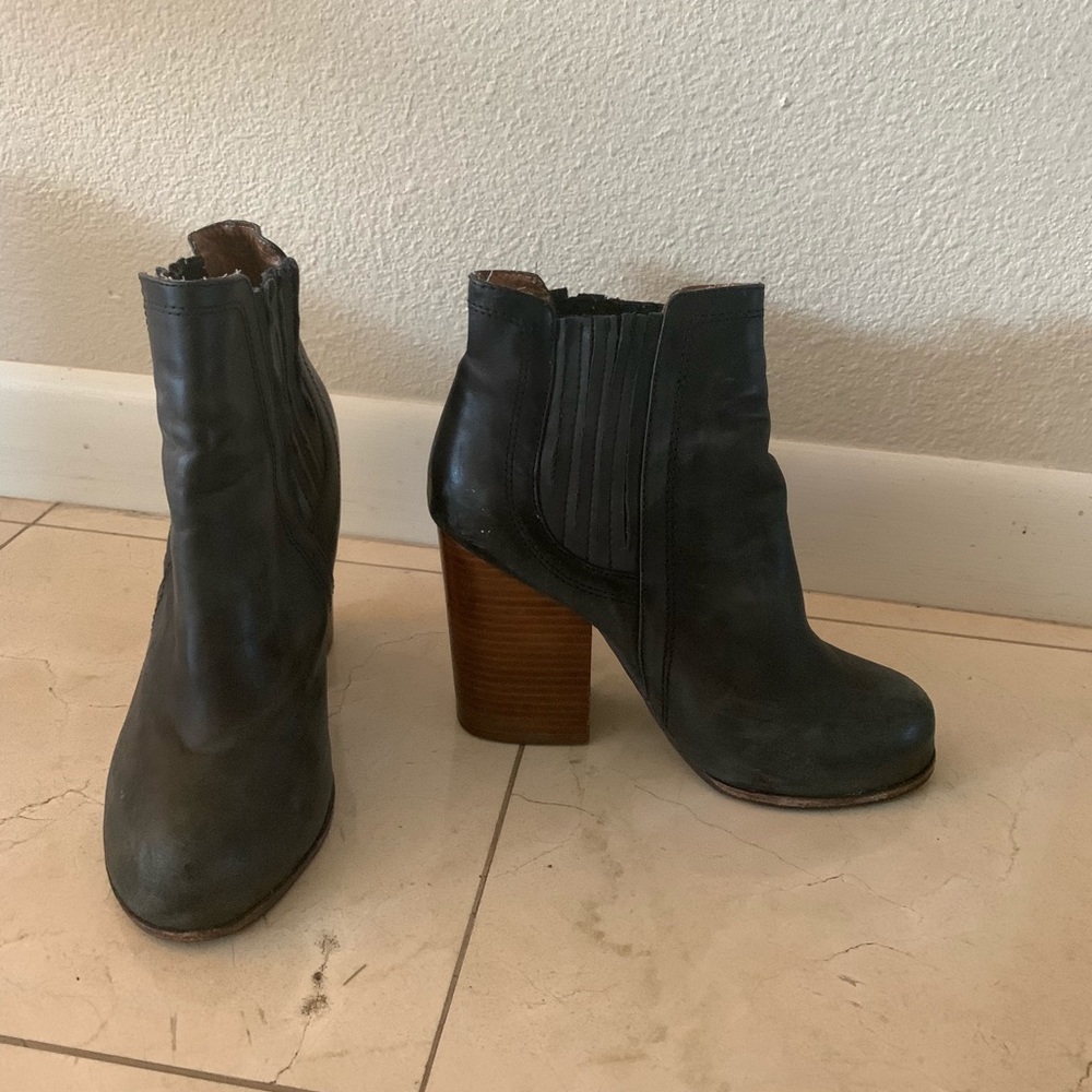 Jeffery Campbell Black Ankle Boots